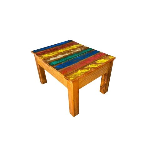 Banco banqueta de madeira demolição decorativo banquinho decoração colorido cozinha quarto