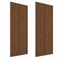Ver imagem 1 de Kit 2 Folhas de Porta Lisa 210cm Interna Pronta Instalar:70 cm/Imbuia