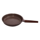 Ver imagem 3 de Jogo Panelas Indução Antiaderente Revestimento Mármore 16 Peças Marrom