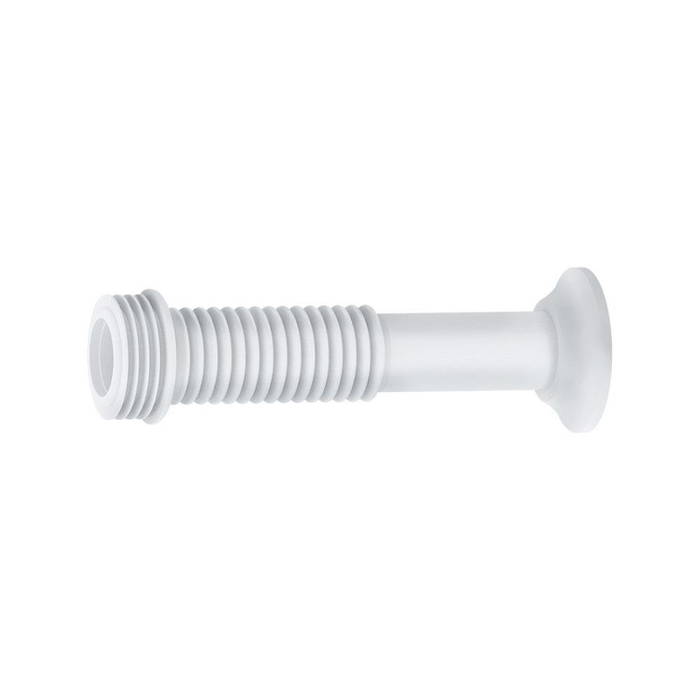 Tubo Ligação Branco + Engate Aço Inox + Anél Vedação Kit - 6