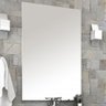 Espelho Para Banheiro Com Painel 60x80 Alfa B06 Branco - Lyam Decor - 2