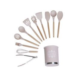 Conjunto Utensílios Silicone 12 peças Rose - 2