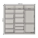 Ver imagem 4 de Guarda-Roupa Casal 3 Espelhos 3 Portas de Correr