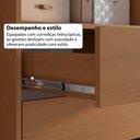 Ver imagem 3 de Guarda-Roupa Casal Modulado com 8 Portas e 6 Gavetas 275cm Multimóveis Crrui-GRP119 Madeirado/