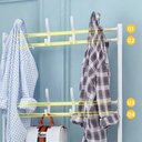 Ver imagem 4 de Rack Sapateira Arara Roupa Sapato Tenis Sandalia 4 Andares Organizador 16 Pares Multiuso Casa Quarto
