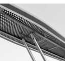 Ver imagem 2 de Tábua de Passar Roupa Lyon Prata com Suporte para Ferro Mesa Portátil e Dobrável Extra Forte