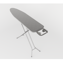 Ver imagem 5 de Tábua de Passar Roupa Lyon Prata com Suporte para Ferro Mesa Portátil e Dobrável Extra Forte