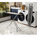 Ver imagem 1 de Tábua de Passar Roupa Lyon Prata com Suporte para Ferro Mesa Portátil e Dobrável Extra Forte