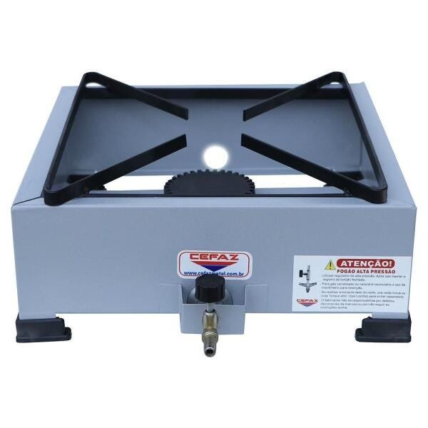 Fogão Fogareiro Portátil para Camping a Gás Cefaz 1 Boca F1P