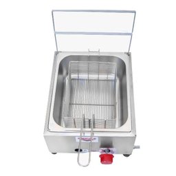 Fritadeira Baixa Pressão Industrial 1 Cuba Inox 5 Litros À Gás Profissional Salgado Pastéis Porções - 4