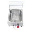 Fritadeira Baixa Pressão Industrial 1 Cuba Inox 5 Litros À Gás Profissional Salgado Pastéis Porções - 4