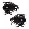 Farol Auxiliar Moto Luz Branca 6000k Alcance 300m Angel Eyes - 3