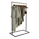 Ver imagem 5 de Cabideiro 170cm Organizar Moderna Roupeiro Preto Bermudas Technox
