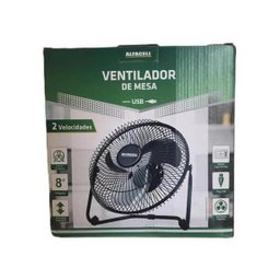 Mini Ventilador de Mesa USB 23x11x24cm Alfacell - 3