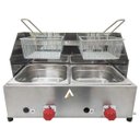 Ver imagem 4 de Kit Lanchonete Chapa 30cm e Fritadeira Profissional 2 Cubas Alcamar