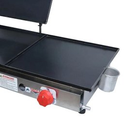 Kit Lanchonete Chapa 60cm com Prensa e Fritadeira Profissional 1 Cuba Alcamar - 13