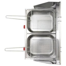 Kit Lanchonete Chapa 90cm com Prensa e Fritadeira Profissional 2 Cubas Alcamar - 9
