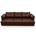 Ver mais imagens de Sofá Retrátil 4 Lugares para Sala 332cm Dijon Couro Caramelo S07 - Mpozenato