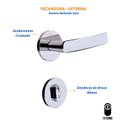 Ver mais imagens de Kit Porta de Madeira 210x80cm Lisa Laqueada Esquerda Moldufama