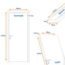 Ver imagem 4 de Kit Porta de Madeira 210x90cm Lisa Laqueada Direita Moldufama