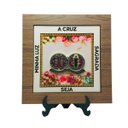 Ver imagem 1 de Adorno Quadro de Mesa e Parede Medalha de São Bento Armazém Católico 01294