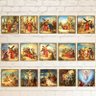 Quadro Azulejo Via Sacra 15 unidades tamanho 10x10 cm - 1