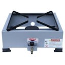 Ver imagem 4 de Kit Lanchonete Fogão Portátil 1 Boca + Chapa 90cm e Fritadeira Profissional 2 Cubas Alcamar