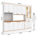 Ver imagem 3 de Cozinha Modulada Aspen c/T 5 Peças Branco/Cinamomo