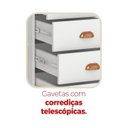 Ver mais imagens de Cozinha Modulada Aspen c/T 5 Peças Branco/Cinamomo