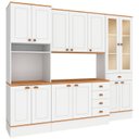Ver imagem 2 de Cozinha Modulada Aspen c/T 5 Peças Branco/Cinamomo