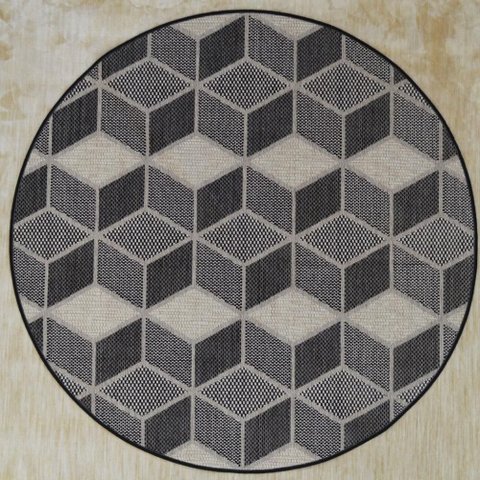 Tapete Redondo Natural Look Podio-B 150 cm