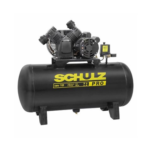 Compressor de Ar Schulz Pro Csv 10/110 10pcm 110lt 220/380v