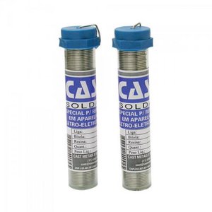 Solda em Tubo 63x34 25g Azul Solda Cast - Cx / 36