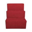 Ver imagem 2 de Escada Pet para Cães e Gatos Suede Vermelho Dal Poz Estofados