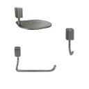 Ver imagem 4 de Kit Acessórios para Banheiro e Lavabo com 3 Peças Cromado