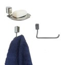 Ver imagem 1 de Kit Acessórios para Banheiro e Lavabo com 3 Peças Cromado