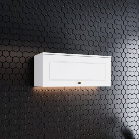 Armário Aéreo 1 Porta Basculante 80 Cm Amy Casa 812