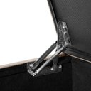 Ver imagem 4 de Recamier Baú com Rodízios Cancun 1,50m Linho Bege