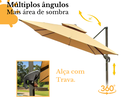 Ver imagem 6 de Ombrelone Cloud 3x3m com Base - Verde