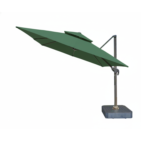 Ombrelone Cloud 3x3m com Base - Verde