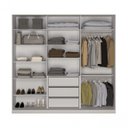 Ver imagem 2 de Guarda-Roupa 3 Portas de Correr 1 com Espelho 3 Gavetas Altis Branco
