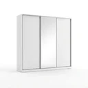 Ver imagem 5 de Guarda-Roupa 3 Portas de Correr 1 com Espelho 3 Gavetas Altis Branco