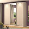 Guarda-Roupa Casal com Espelho 3 Portas de Correr - 1