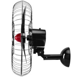 Ventilador de Parede 60cm Preto Ponente 200W Controle Remoto - 3 Ventilador de Parede 60cm Preto Ponente 200W Controle Remoto - 3