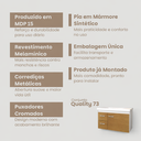 Ver imagem 6 de Gabinete de Banheiro Armário com Gavetas Toucador Prisma Fimap Branco Freijó