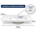 Ver imagem 5 de Gabinete de Banheiro Armário com Gavetas Toucador Prisma Fimap Branco Freijó