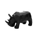 Ver imagem 4 de Escultura Decorativa Rinoceronte em Resina Preto Mate 15,5x31cm - D’Rossi