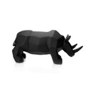 Ver imagem 3 de Escultura Decorativa Rinoceronte em Resina Preto Mate 15,5x31cm - D’Rossi