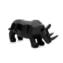 Ver imagem 1 de Escultura Decorativa Rinoceronte em Resina Preto Mate 15,5x31cm - D’Rossi