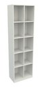 Ver imagem 3 de Armário Colmeia Mirela M26 100% Mdf (closet Lojas Expositor) Vetorial Móveis Branco